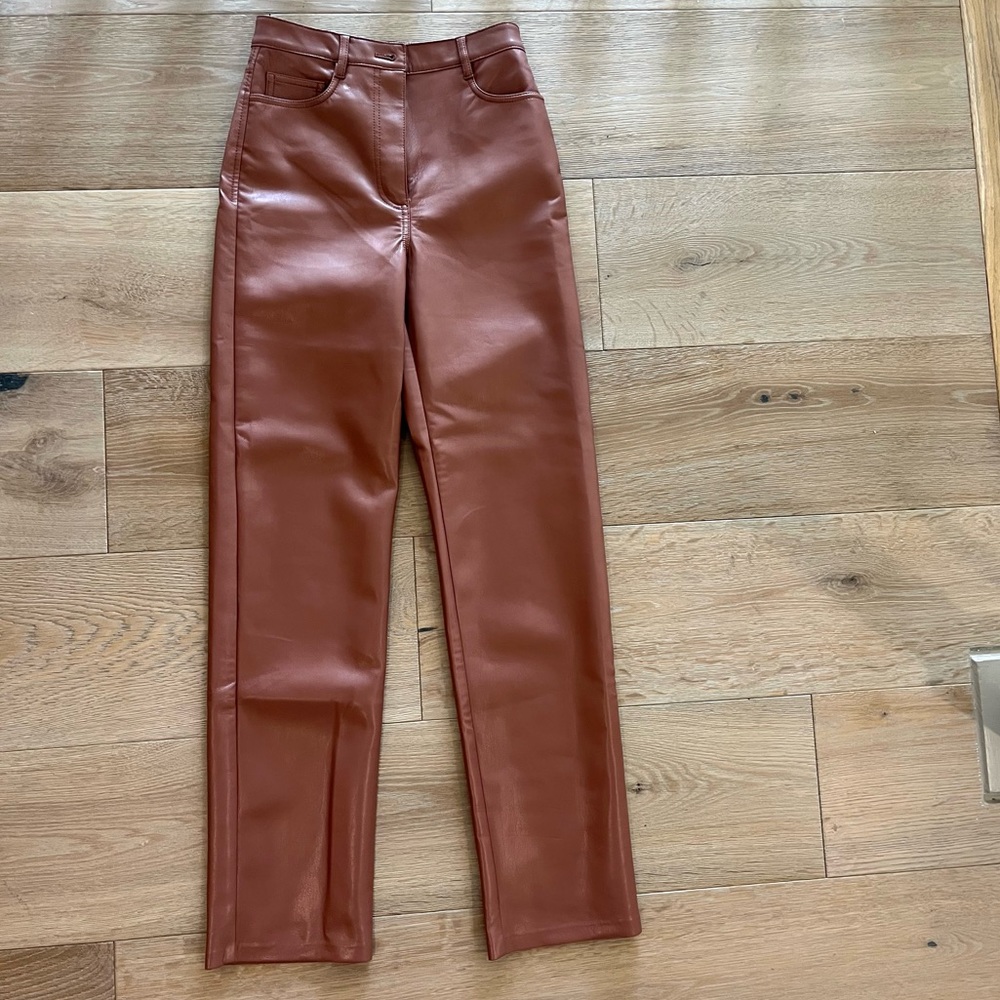 The Melina Leather Pant Aritzia